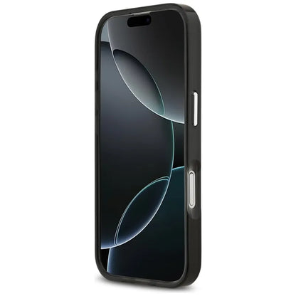 Karl Lagerfeld IML Aquarelle Karl & Logo MagSafe dėklas iPhone 17 (juodas)