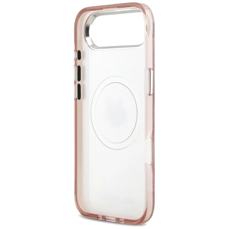 Karl Lagerfeld IML Choupette Head Logo MagSafe – dėklas „iPhone Air“ (rožinis)