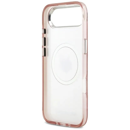 Karl Lagerfeld IML Choupette Head Logo MagSafe – dėklas „iPhone Air“ (rožinis)