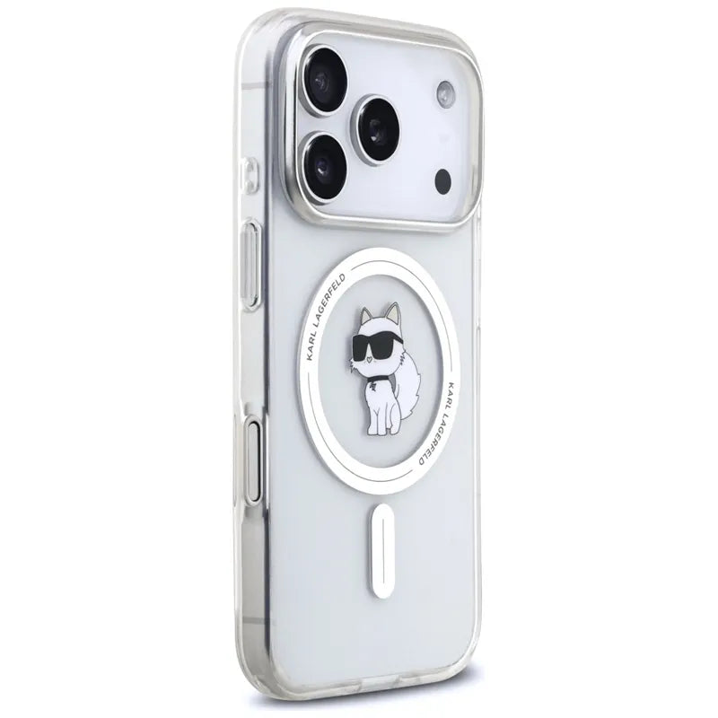 Karl Lagerfeld IML Choupette MagSafe - Dėklas, skirtas iPhone 17 Pro Max (skaidrus)