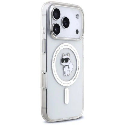 Karl Lagerfeld IML Choupette MagSafe - Dėklas, skirtas iPhone 17 Pro Max (skaidrus)