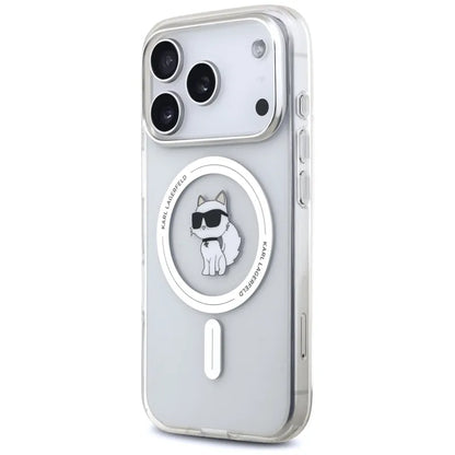 Karl Lagerfeld IML Choupette MagSafe - Dėklas, skirtas iPhone 17 Pro Max (skaidrus)