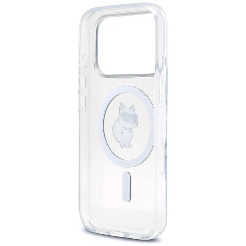 Karl Lagerfeld IML Choupette MagSafe - Dėklas, skirtas iPhone 17 Pro Max (skaidrus)
