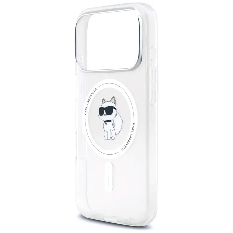 Karl Lagerfeld IML Choupette MagSafe - Dėklas, skirtas iPhone 17 Pro Max (skaidrus)