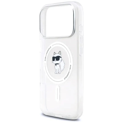 Karl Lagerfeld IML Choupette MagSafe - Dėklas, skirtas iPhone 17 Pro Max (skaidrus)