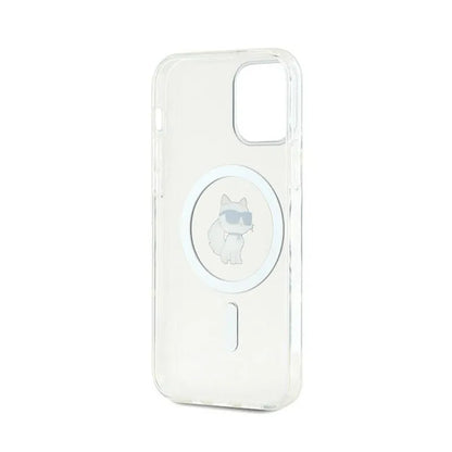 Karl Lagerfeld IML Choupette MagSafe – „iPhone 12“ / „iPhone 12 Pro“ dėklas (permatomas)