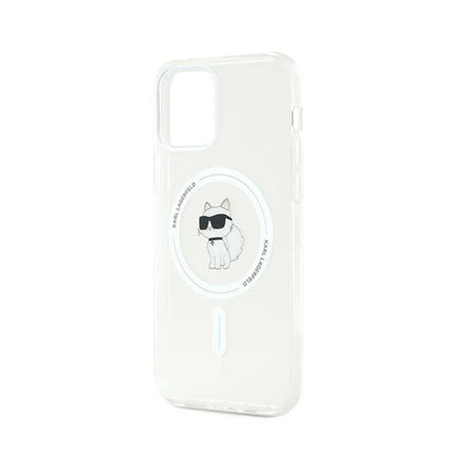Karl Lagerfeld IML Choupette MagSafe – „iPhone 12“ / „iPhone 12 Pro“ dėklas (permatomas)