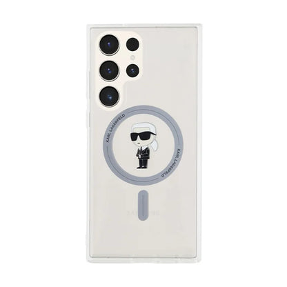 Karl Lagerfeld IML Ikonik MagSafe – dėklas Samsung Galaxy S24 Ultra (skaidrus)