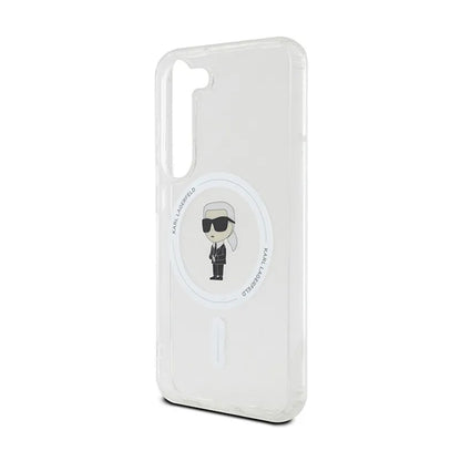 Karl Lagerfeld IML Ikonik MagSafe – Dėklas, skirtas „Samsung Galaxy S24“ (skaidrus)