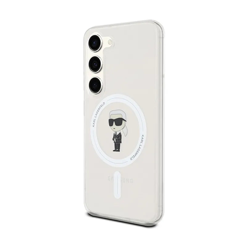 Karl Lagerfeld IML Ikonik MagSafe – Dėklas, skirtas „Samsung Galaxy S24“ (skaidrus)