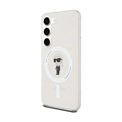 Karl Lagerfeld IML Ikonik MagSafe – Dėklas, skirtas „Samsung Galaxy S24“ (skaidrus)