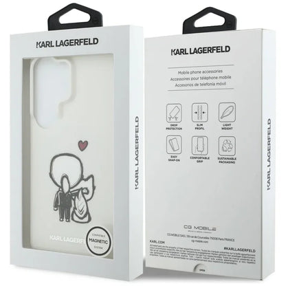 Karl Lagerfeld IML Karl & Choupette MagSafe dėklas - Samsung Galaxy S26 Ultra (Skaidrus)