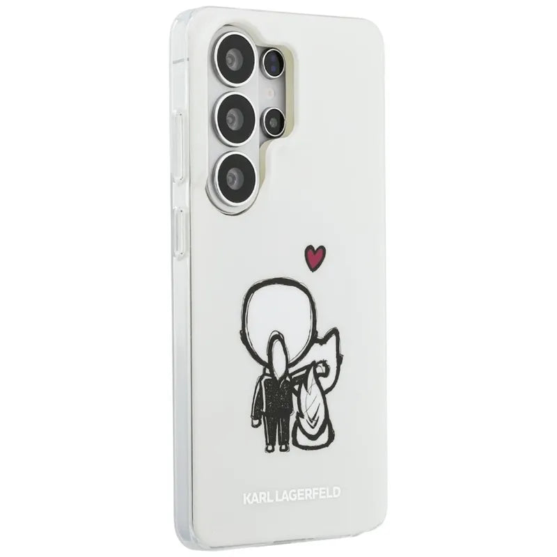 Karl Lagerfeld IML Karl & Choupette MagSafe dėklas - Samsung Galaxy S26 Ultra (Skaidrus)