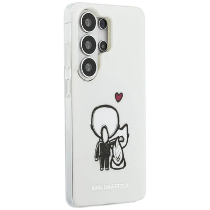 Karl Lagerfeld IML Karl & Choupette MagSafe dėklas - Samsung Galaxy S26 Ultra (Skaidrus)