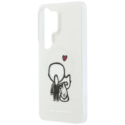 Karl Lagerfeld IML Karl & Choupette MagSafe dėklas - Samsung Galaxy S26 Ultra (Skaidrus)