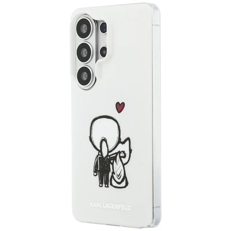 Karl Lagerfeld IML Karl & Choupette MagSafe dėklas - Samsung Galaxy S26 Ultra (Skaidrus)