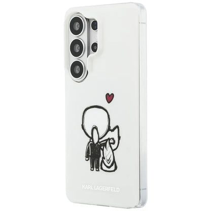 Karl Lagerfeld IML Karl & Choupette MagSafe dėklas - Samsung Galaxy S26 Ultra (Skaidrus)
