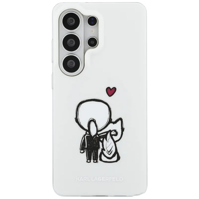 Karl Lagerfeld IML Karl & Choupette MagSafe dėklas - Samsung Galaxy S26 Ultra (Skaidrus)