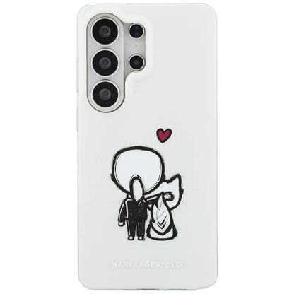 Karl Lagerfeld IML Karl & Choupette MagSafe dėklas - Samsung Galaxy S26 Ultra (Skaidrus)