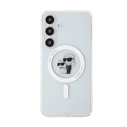 Karl Lagerfeld IML Karl & Choupette MagSafe – Samsung Galaxy S24 dėklas (permatomas)