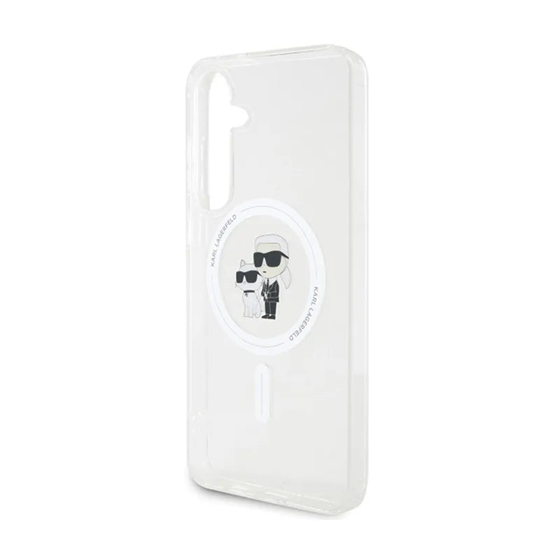 Karl Lagerfeld IML Karl & Choupette MagSafe – Samsung Galaxy S24 dėklas (permatomas)