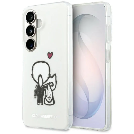 Karl Lagerfeld IML Karl & Choupette MagSafe - Samsung Galaxy S26 dėklas (skaidrus)