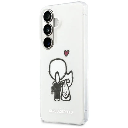 Karl Lagerfeld IML Karl & Choupette MagSafe - Samsung Galaxy S26 dėklas (skaidrus)