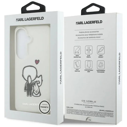 Karl Lagerfeld IML Karl & Choupette MagSafe - Samsung Galaxy S26 dėklas (skaidrus)