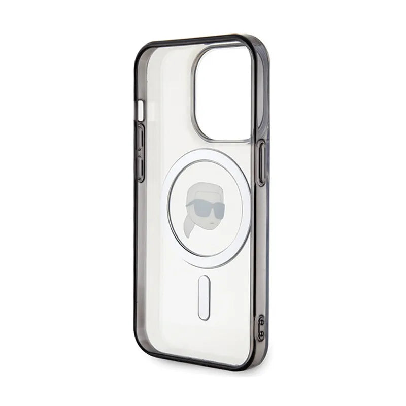 Karl Lagerfeld IML Karl Head MagSafe – iPhone 15 Pro Max dėklas (skaidrus)