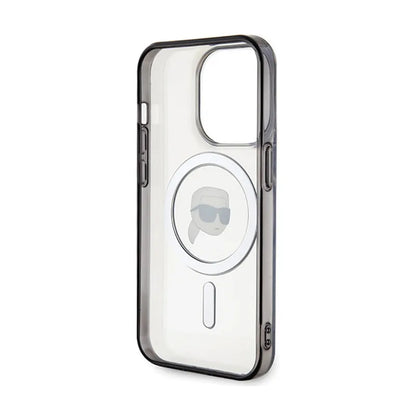 Karl Lagerfeld IML Karl Head MagSafe – iPhone 15 Pro Max dėklas (skaidrus)