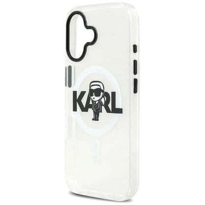 Karl Lagerfeld IML Karl Sketch Logo MagSafe - dėklas iPhone 17 (Skaidrus)
