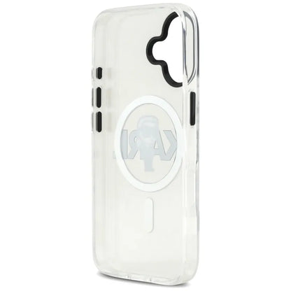 Karl Lagerfeld IML Karl Sketch Logo MagSafe - dėklas iPhone 17 (Skaidrus)