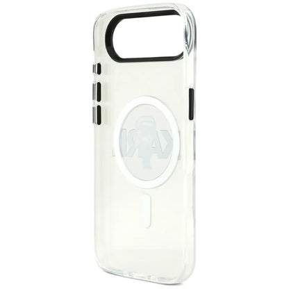 Karl Lagerfeld IML Karl Sketch Logotipas MagSafe - Dėklas iPhone Air (skaidrus)
