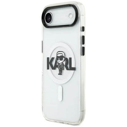 Karl Lagerfeld IML Karl Sketch Logotipas MagSafe - Dėklas iPhone Air (skaidrus)