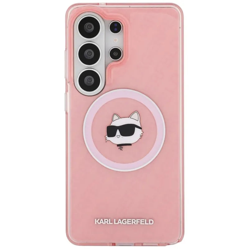 Karl Lagerfeld IML kartotoji Choupette MagSafe - Samsung Galaxy S26 Ultra dėklas (rožinis)