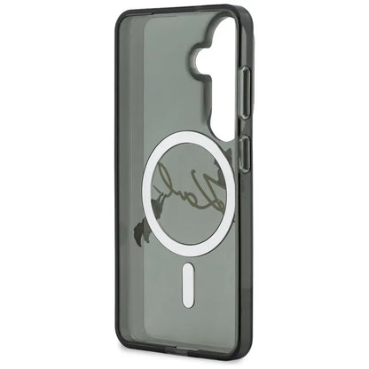Karl Lagerfeld IML KC Script MagSafe dėklas - Samsung Galaxy S26+ (Juodas)