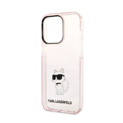 Karl Lagerfeld IML NFT Choupette – Dėklas iPhone 14 Pro Max (rožinis)