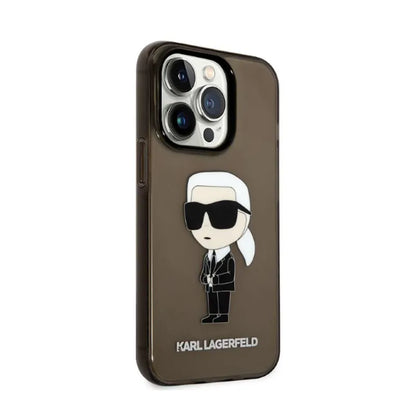 Karl Lagerfeld IML NFT Ikonik – dėklas iPhone 14 Pro (juodas)