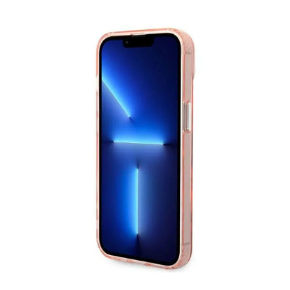Karl Lagerfeld IML NFT Karl & Choupette MagSafe – dėklas iPhone 14 Plus (rožinis)