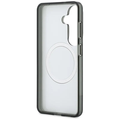 Karl Lagerfeld IML Pasikartota Choupette MagSafe - Samsung Galaxy S26 dėklas (juodas)