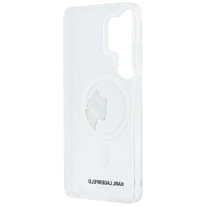 Karl Lagerfeld IML Peekaboo Choupette MagSafe - Samsung Galaxy S26 Ultra dėklas (Skaidrus)