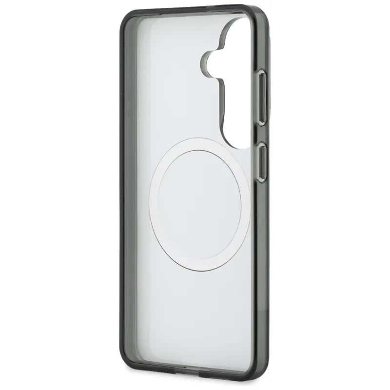 Karl Lagerfeld IML Peekaboo Karl & Choupette MagSafe dėklas - Samsung Galaxy S26 dėklas (juodas)