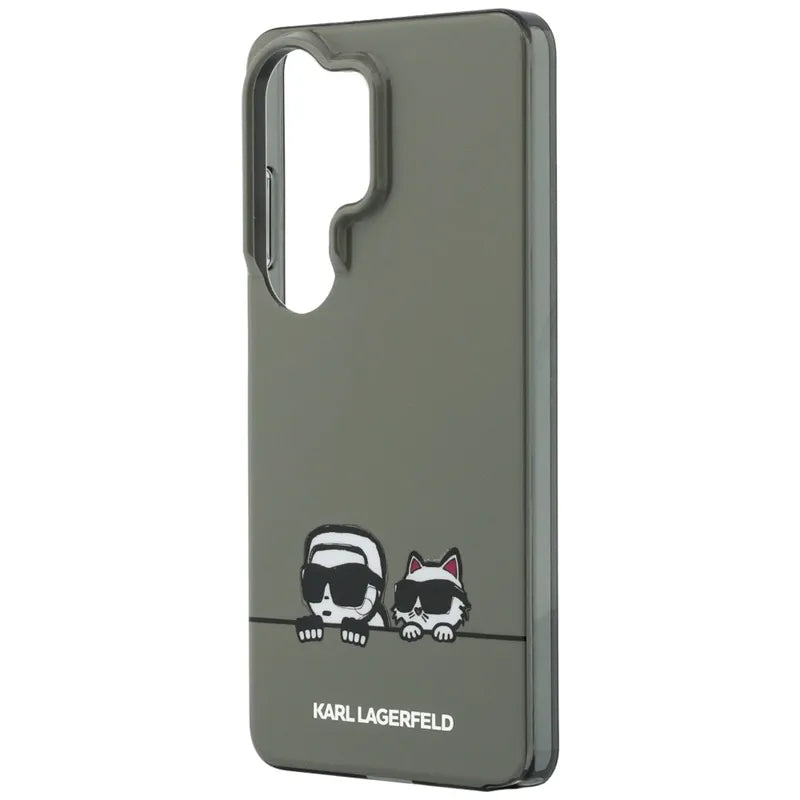 Karl Lagerfeld IML Peekaboo Karl & Choupette MagSafe dėklas - Samsung Galaxy S26 Ultra (Juodas)