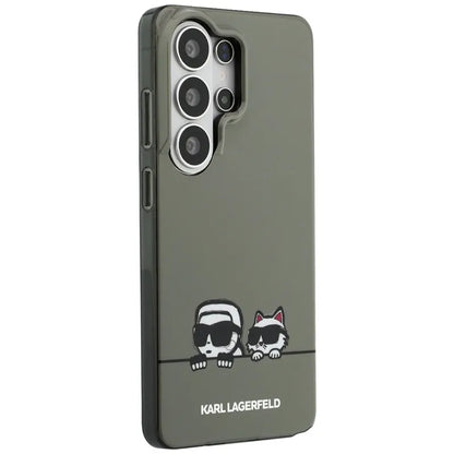 Karl Lagerfeld IML Peekaboo Karl & Choupette MagSafe dėklas - Samsung Galaxy S26 Ultra (Juodas)