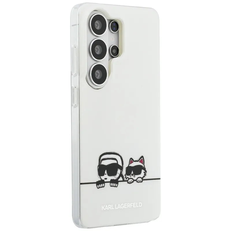 Karl Lagerfeld IML Peekaboo Karl & Choupette MagSafe - "Samsung Galaxy S26 Ultra" dėklas (Skaidrus)