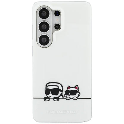 Karl Lagerfeld IML Peekaboo Karl & Choupette MagSafe - "Samsung Galaxy S26 Ultra" dėklas (Skaidrus)
