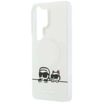 Karl Lagerfeld IML Peekaboo Karl & Choupette MagSafe - "Samsung Galaxy S26 Ultra" dėklas (Skaidrus)
