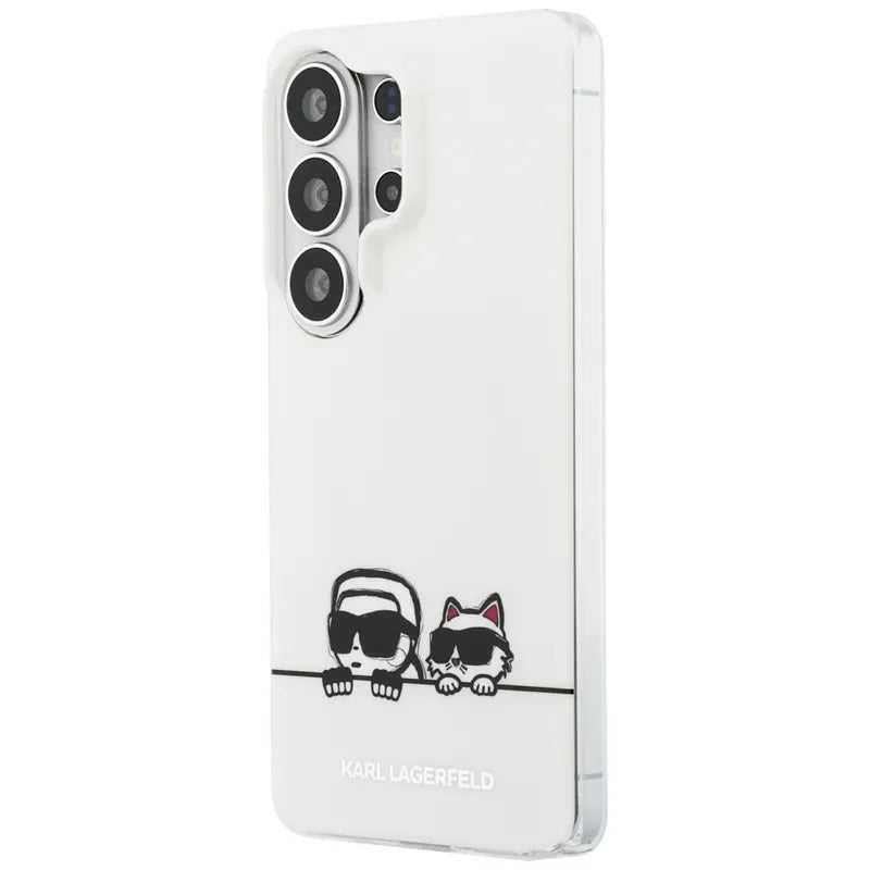 Karl Lagerfeld IML Peekaboo Karl & Choupette MagSafe - "Samsung Galaxy S26 Ultra" dėklas (Skaidrus)