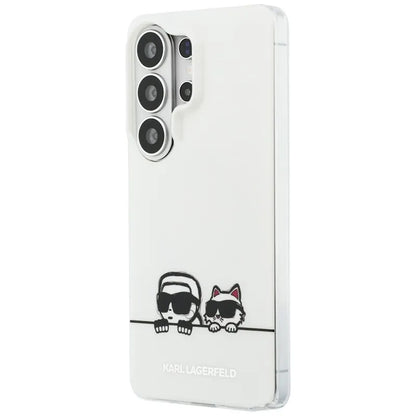 Karl Lagerfeld IML Peekaboo Karl & Choupette MagSafe - "Samsung Galaxy S26 Ultra" dėklas (Skaidrus)