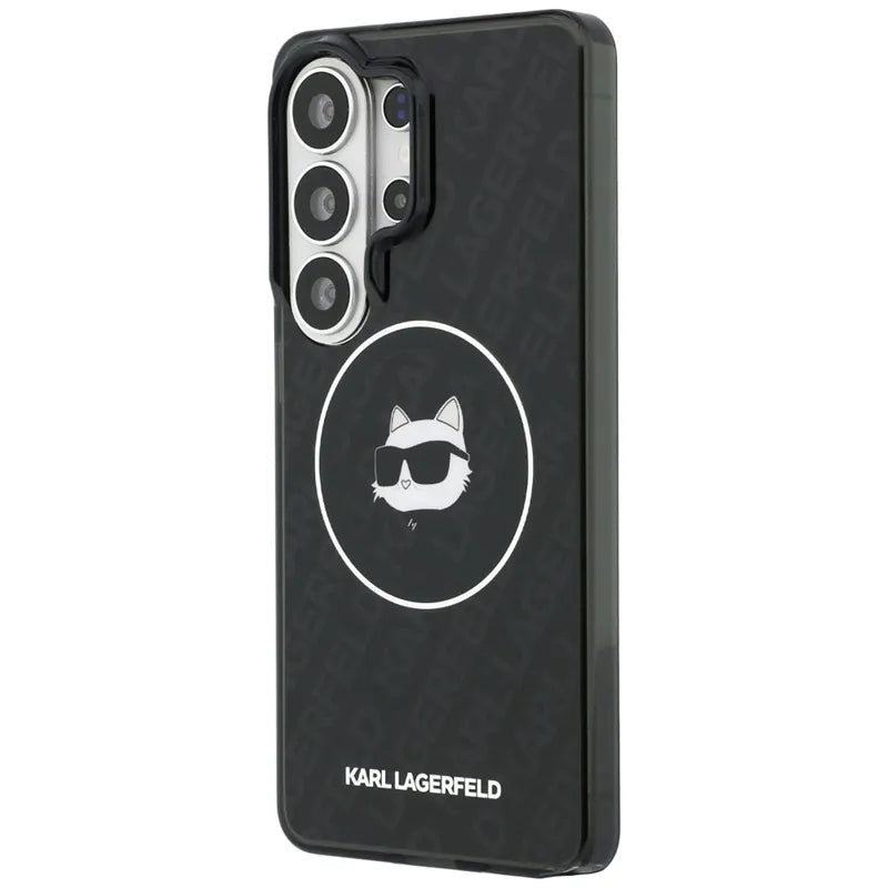 Karl Lagerfeld IML Repeated Choupette MagSafe dėklas - Samsung Galaxy S26 Ultra (Juodas)